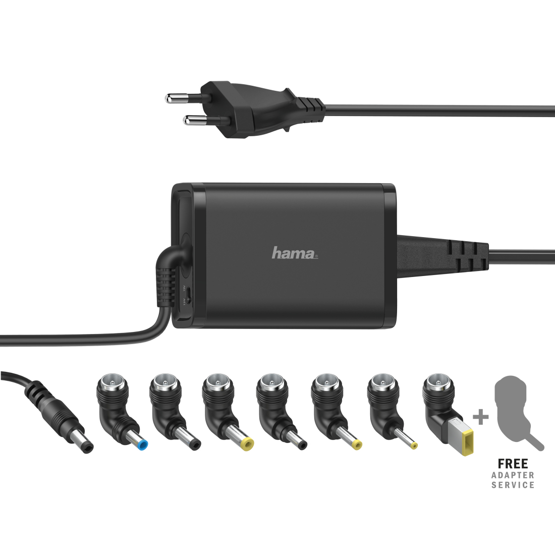 Hama Cargador universal 7 adapt., de 15-19V/65W
