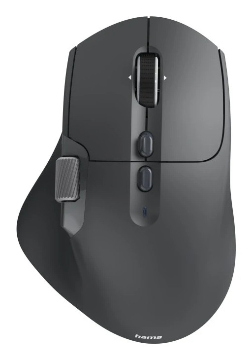 Hama Hama Raton multidispositivo ergonomico vertical "WM-900, con Bt, negro