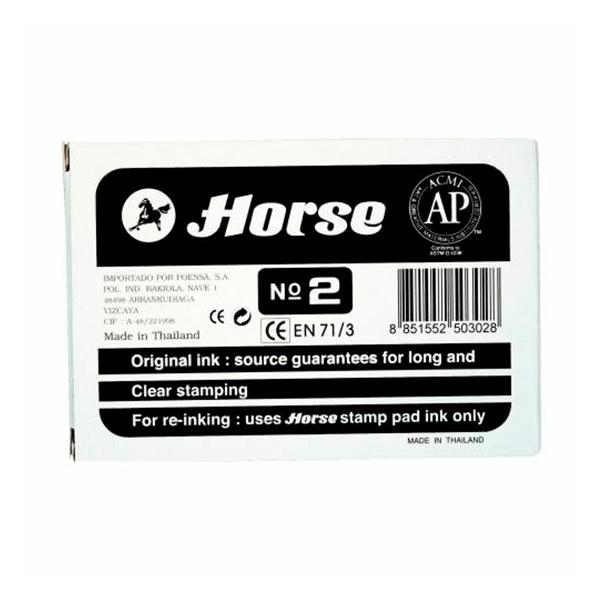 Horse Tampon num.2 85x125mm negro