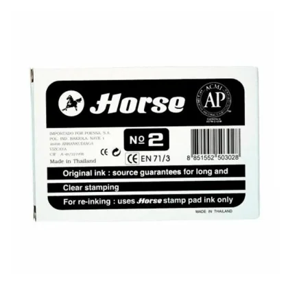 Horse Tampon num.2 85x125mm negro