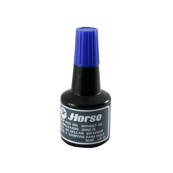 Horse Tinta tampon 30cc azul