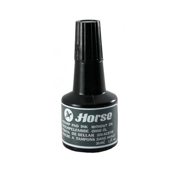 Horse Tinta tampon 30cc negro