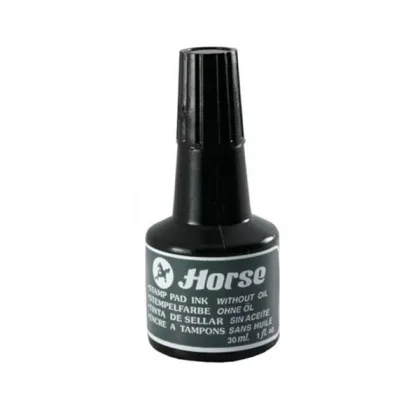 Horse Tinta tampon 30cc negro