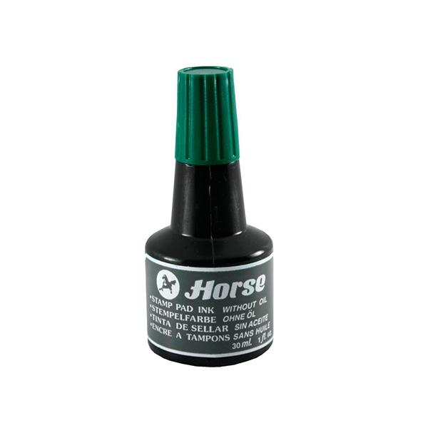 Horse Tinta tampon 30cc verde