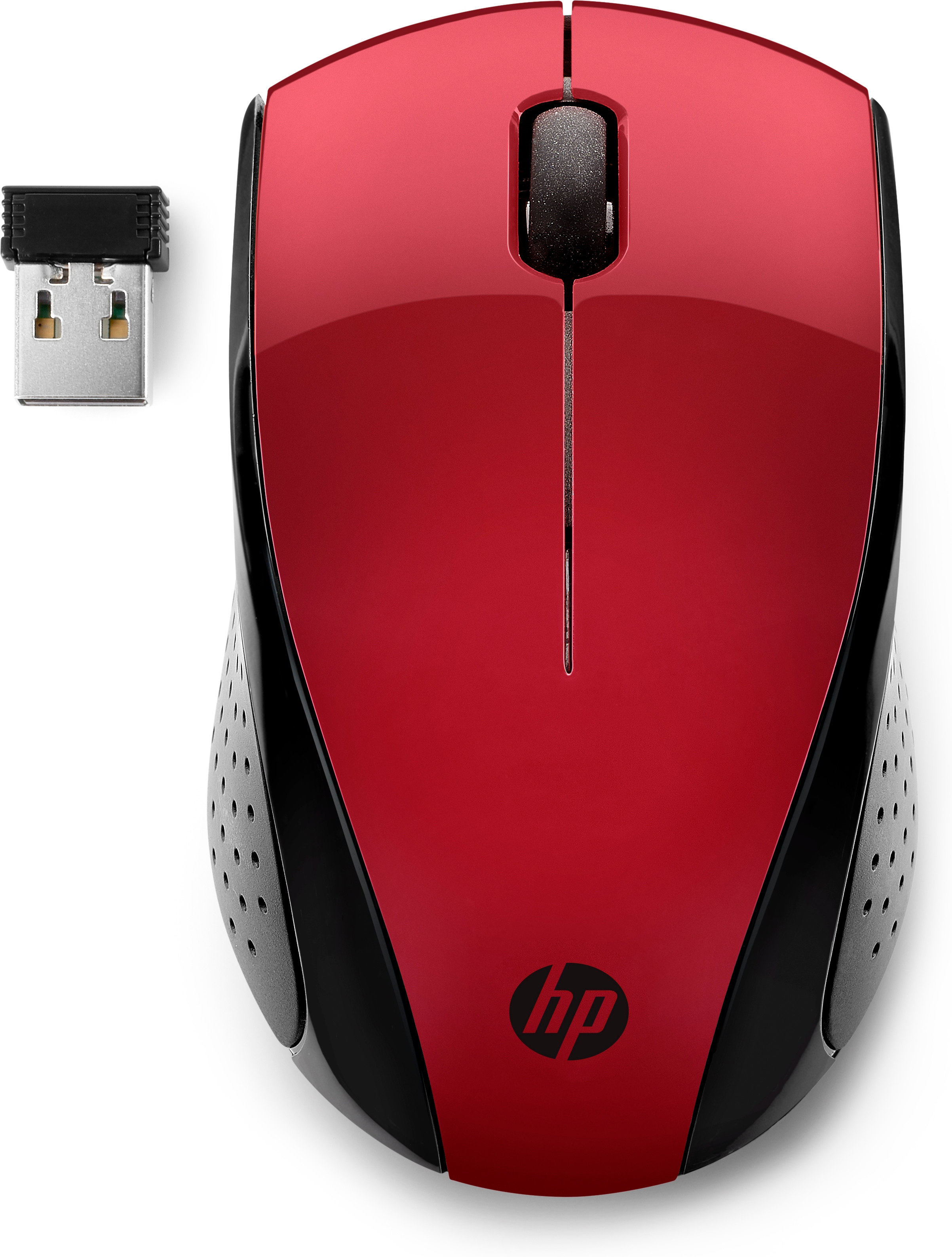 HP Raton 220 Rojo