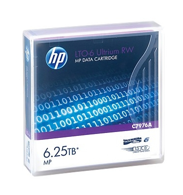 HP Cartucho De Datos Lto Ultrium 6 2.5TB/6.25TB Rw
