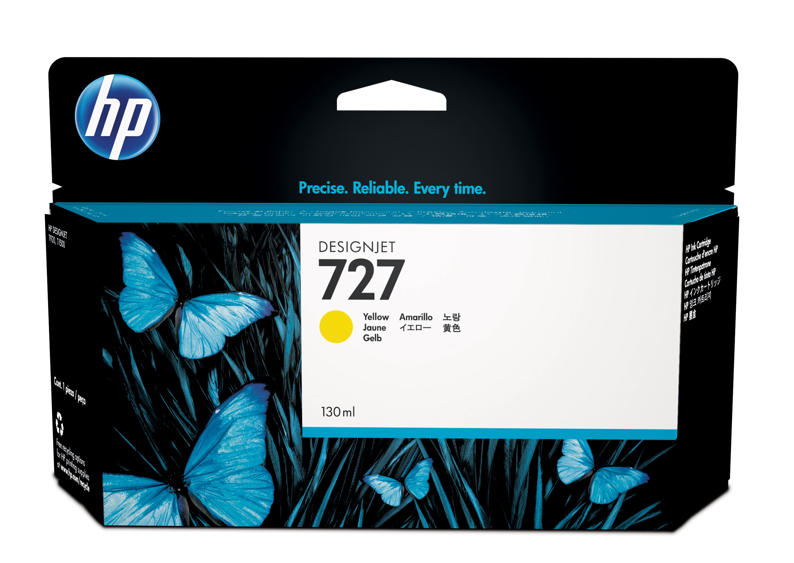 HP Designjet T920/T1500 Nº727 Cartucho Amarillo