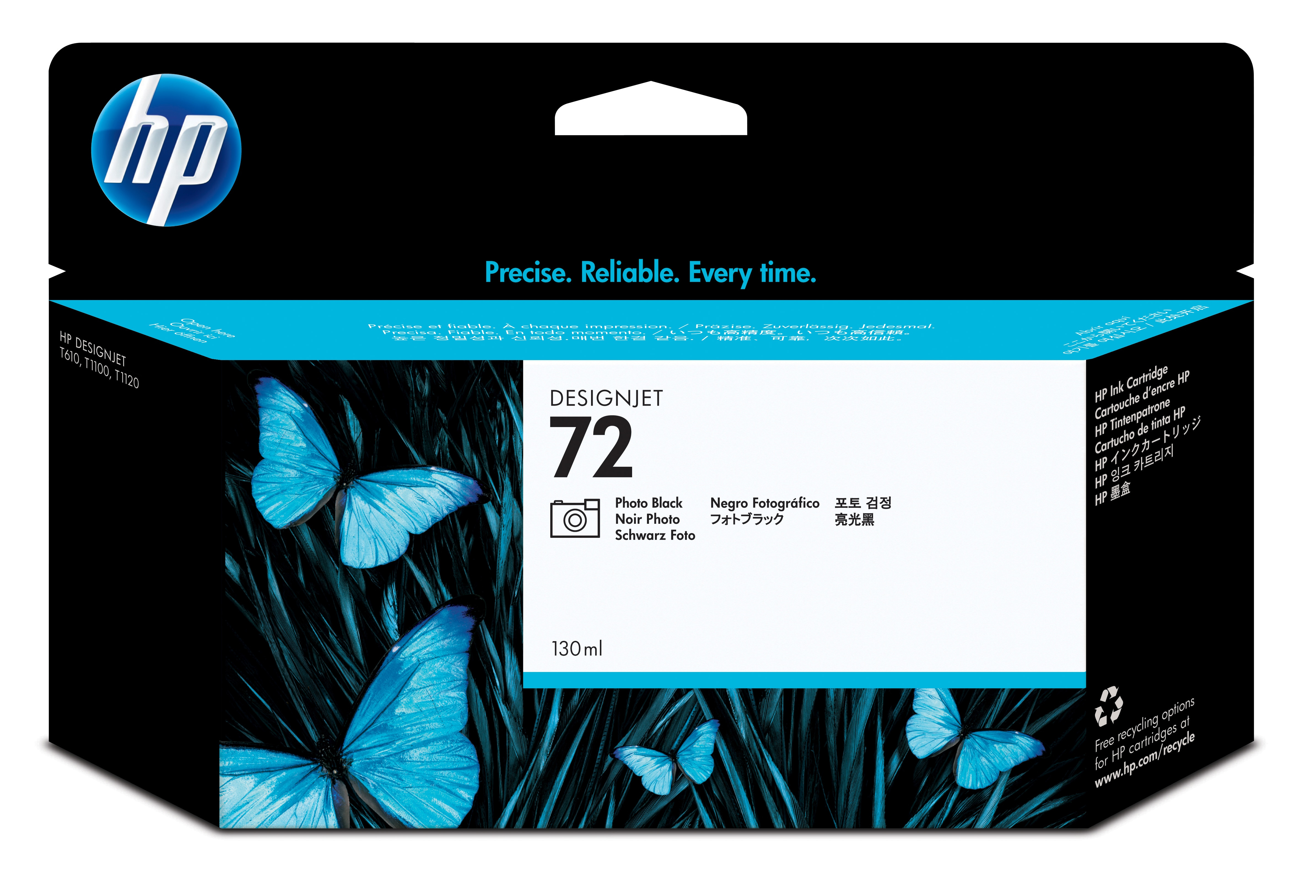 HP Designjet T610/1100 Cartucho Negro fotografico nº72 (130ml)