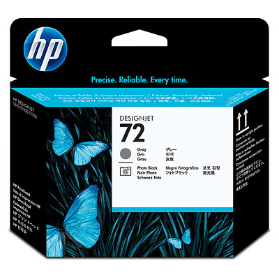 HP Designjet T610/1100 Cabezal gris y negro fotografico nº72