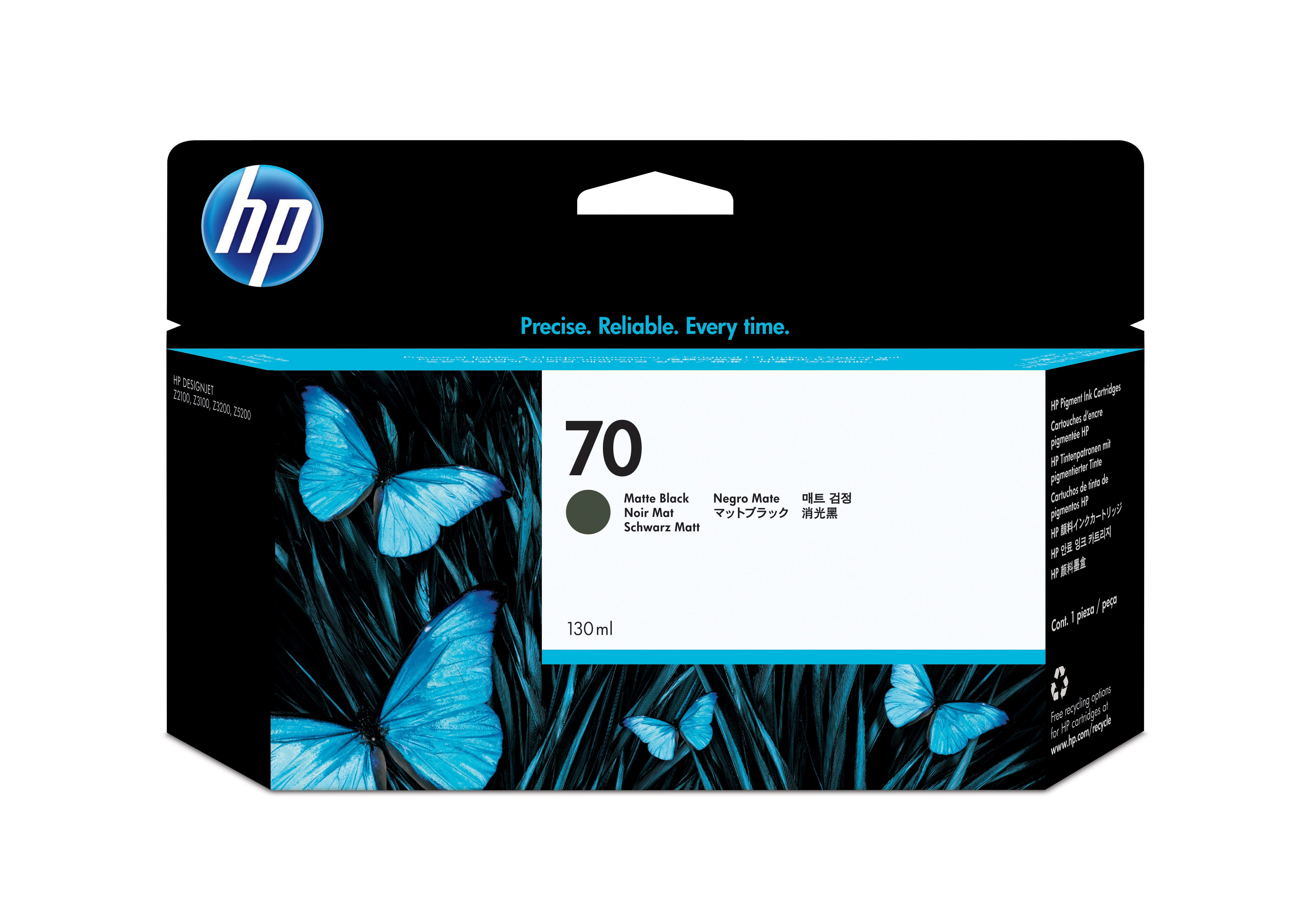 HP Designjet Z2100/Z3100 Nº70 Cartucho Negro Mate