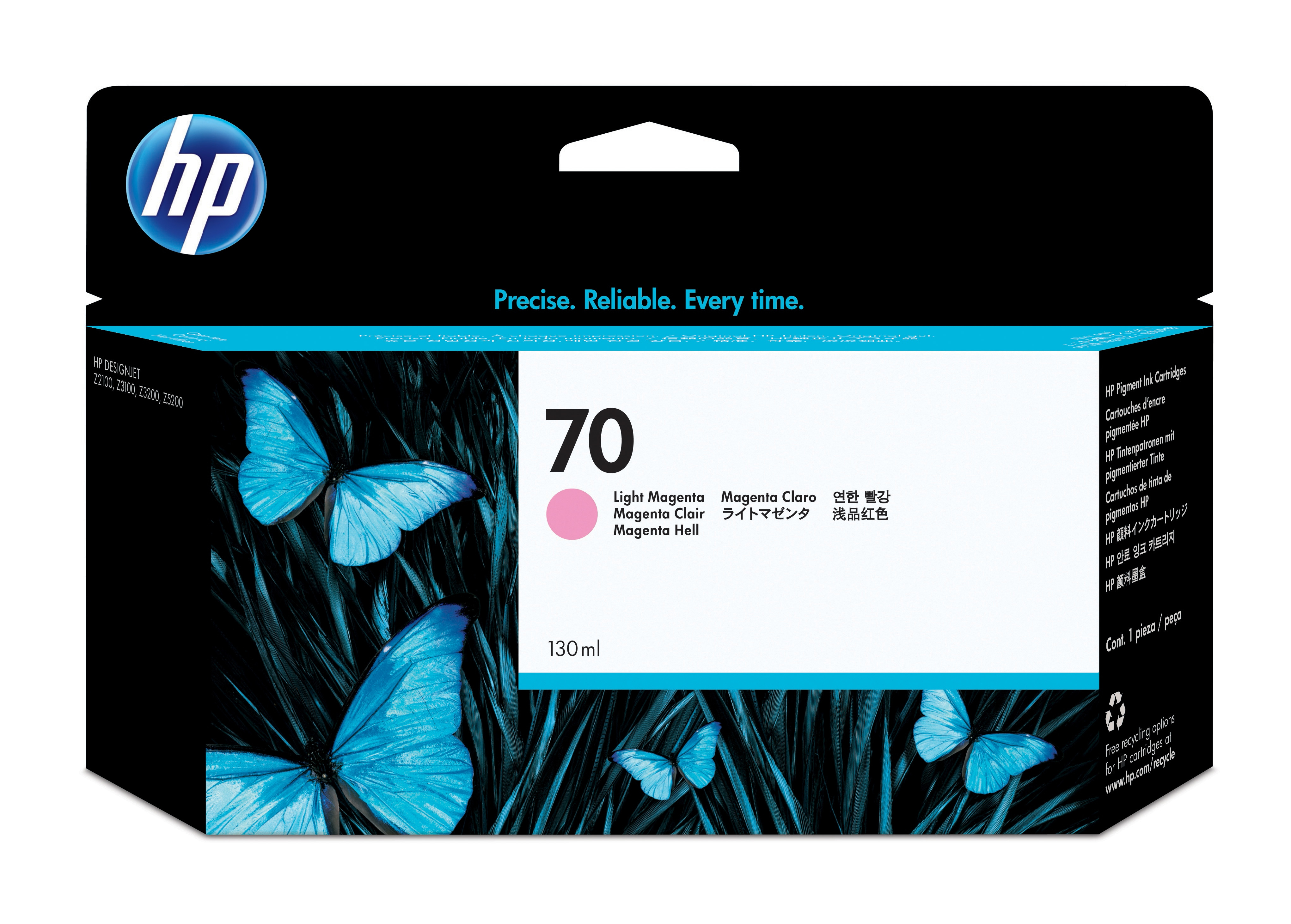 HP Designjet Z2100/Z3100 Nº70 Cartucho Magenta claro