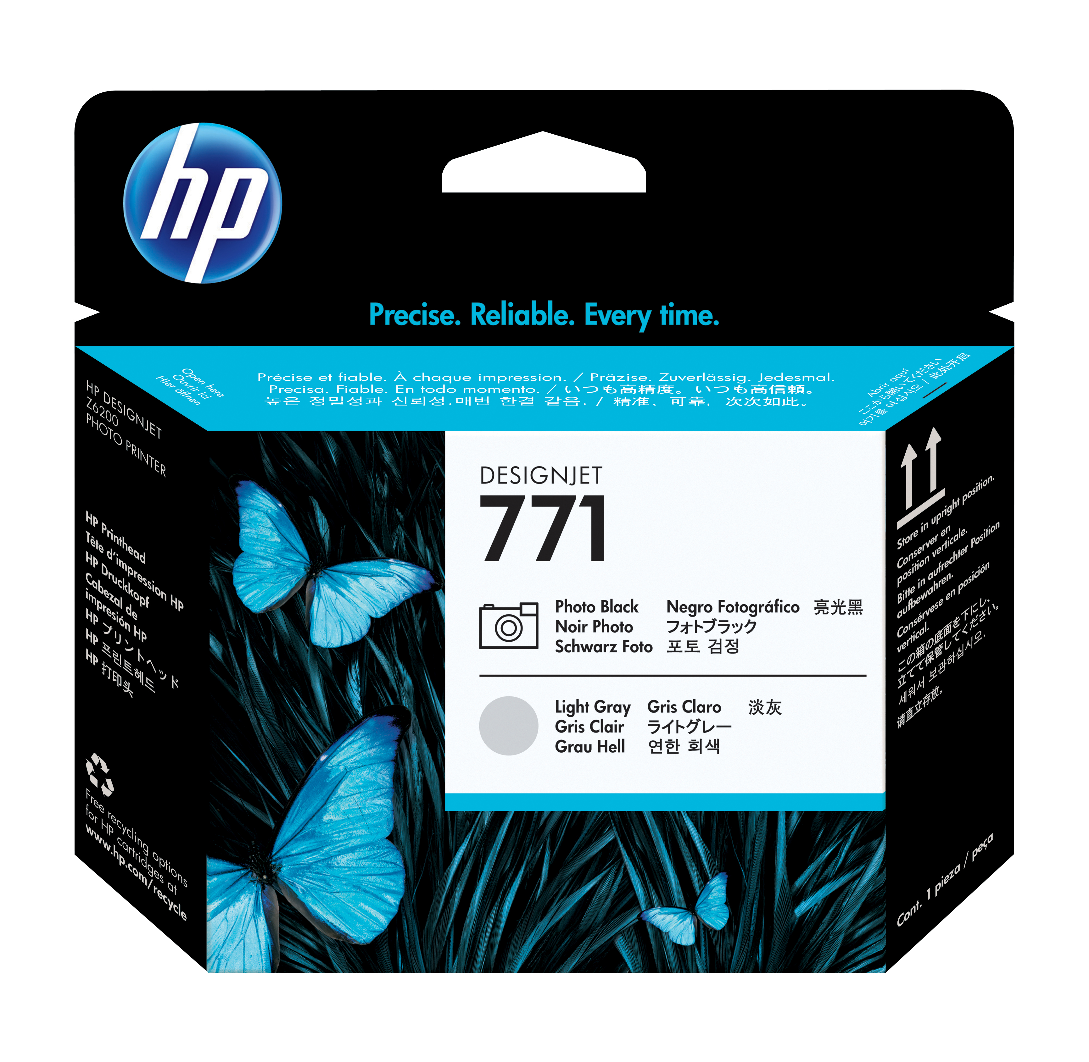 HP DesignJet Z6200/771 Cabezal negro / gris