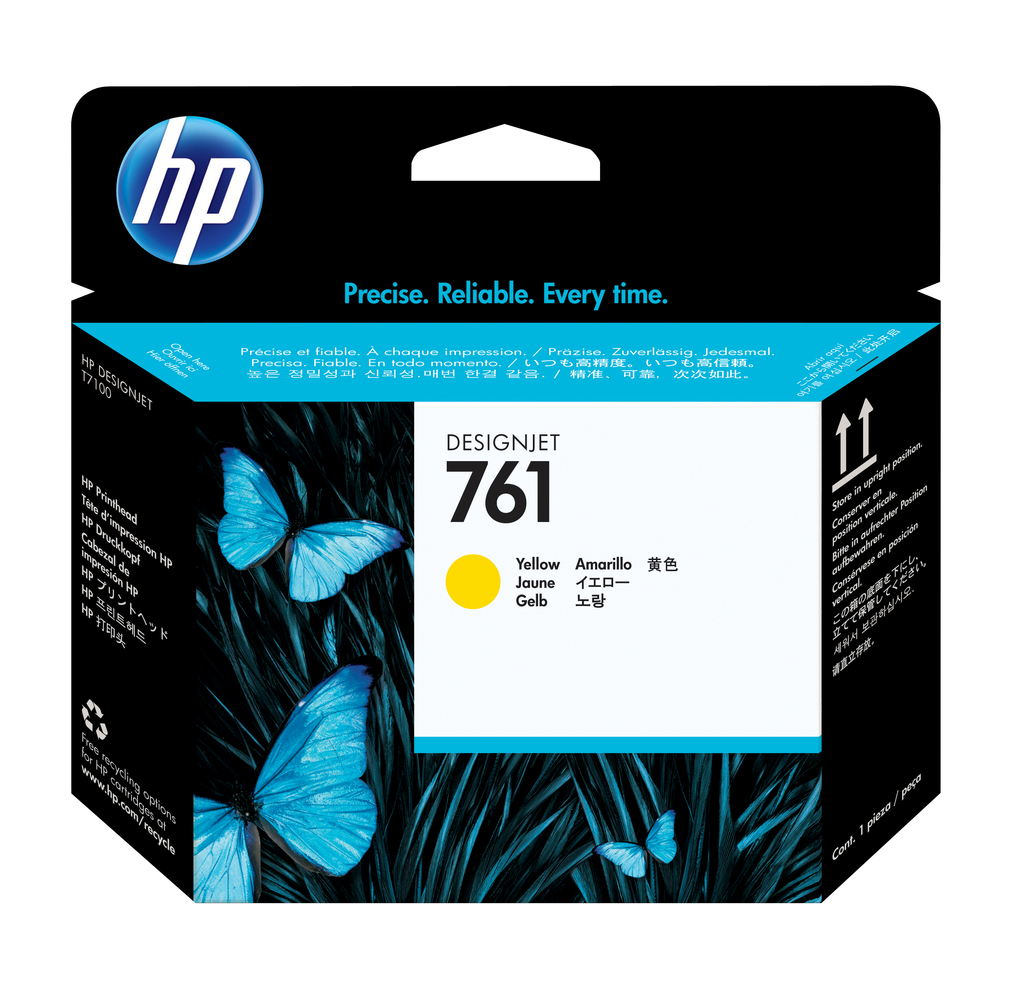 HP Designjet T7100 Cabezal Amarillo nº761
