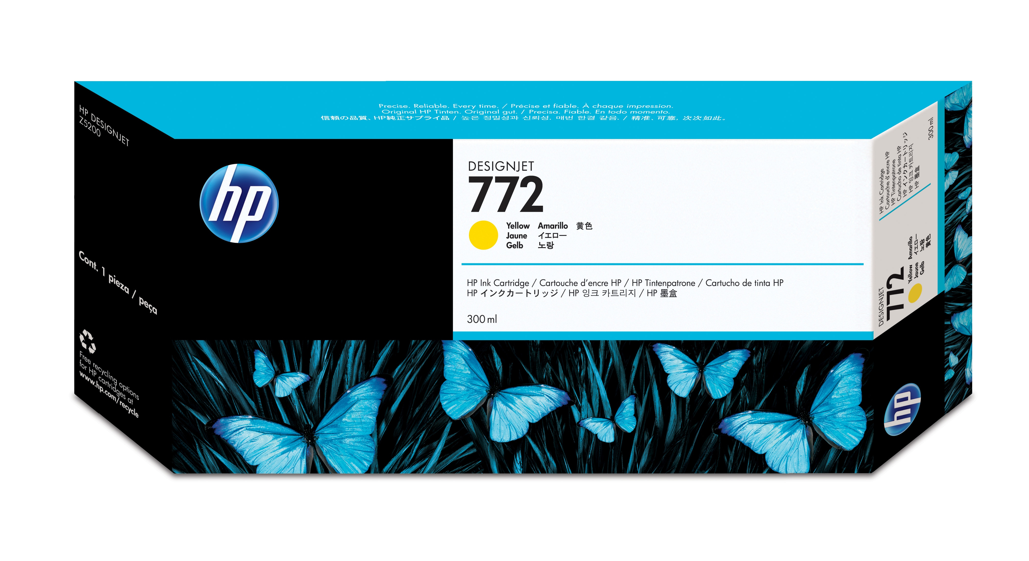 HP Designjet Z5200 Cartucho Amarillo nº772 300ml
