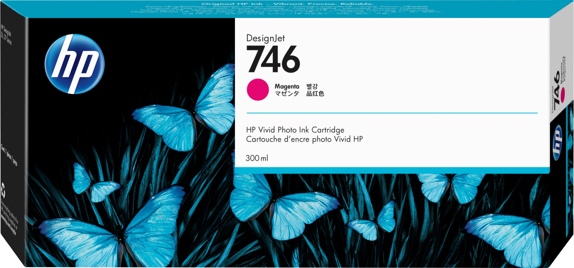 HP nº746 300-ml Magenta Ink Cartridge