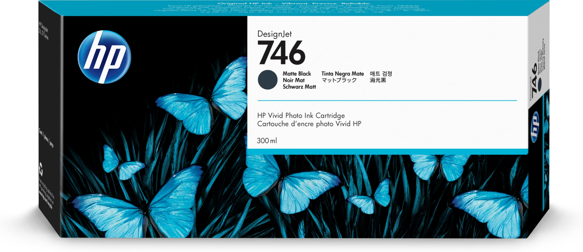 HP nº746 300-ml Matte Black Ink Cartridge