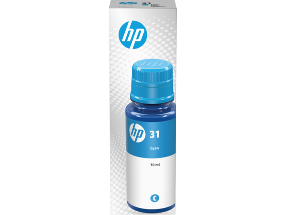 HP Botella de tinta Original nº31 cian 70 ml