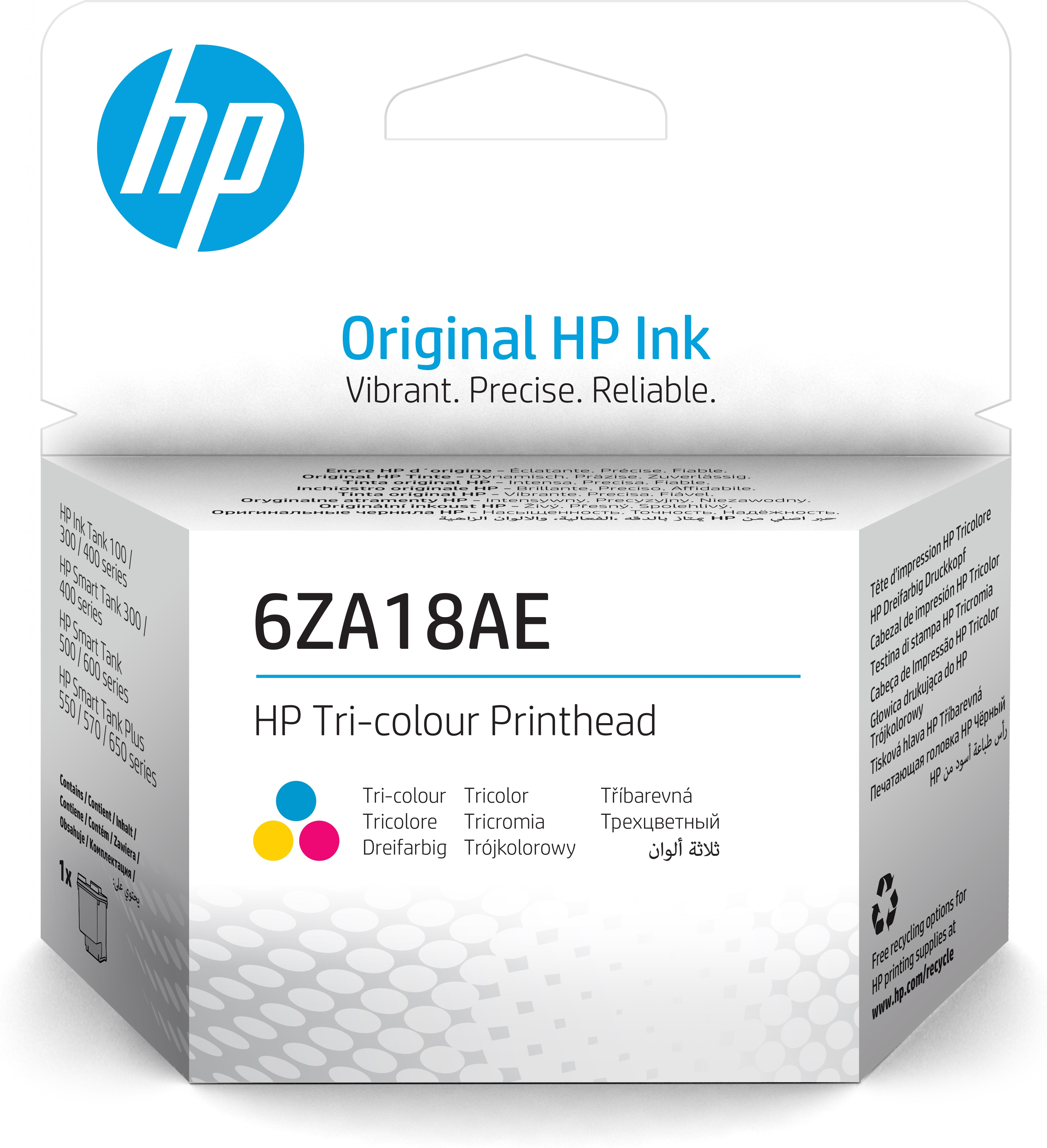 HP Smart Tank 500 Cabezal de impresion tricolor