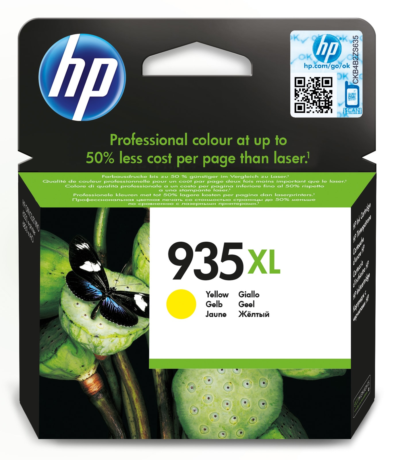 HP OfficeJet Pro 6230/6830 Cartucho Amarillo nº935XL