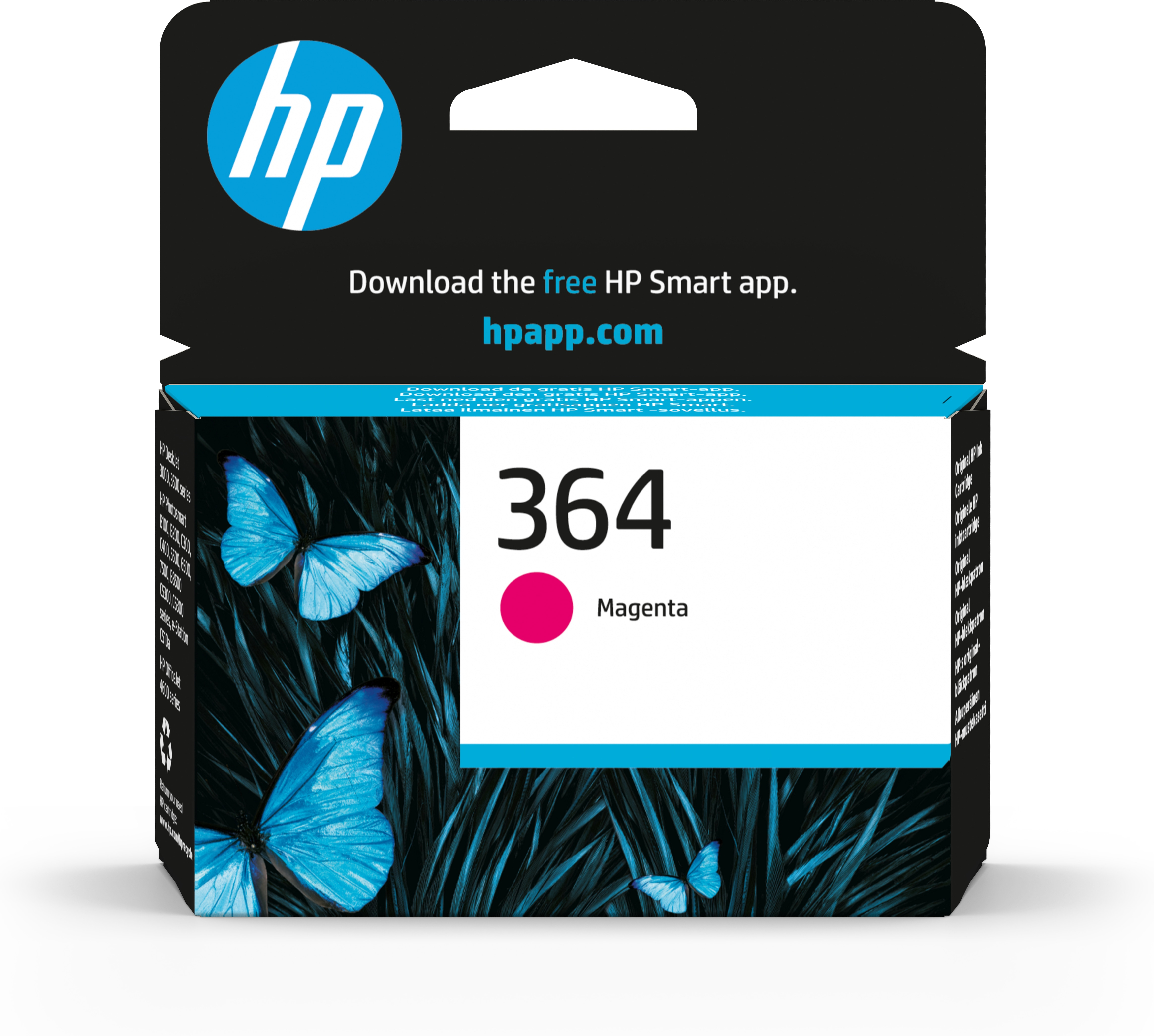 HP nº364 Cartucho Magenta, 300 paginas