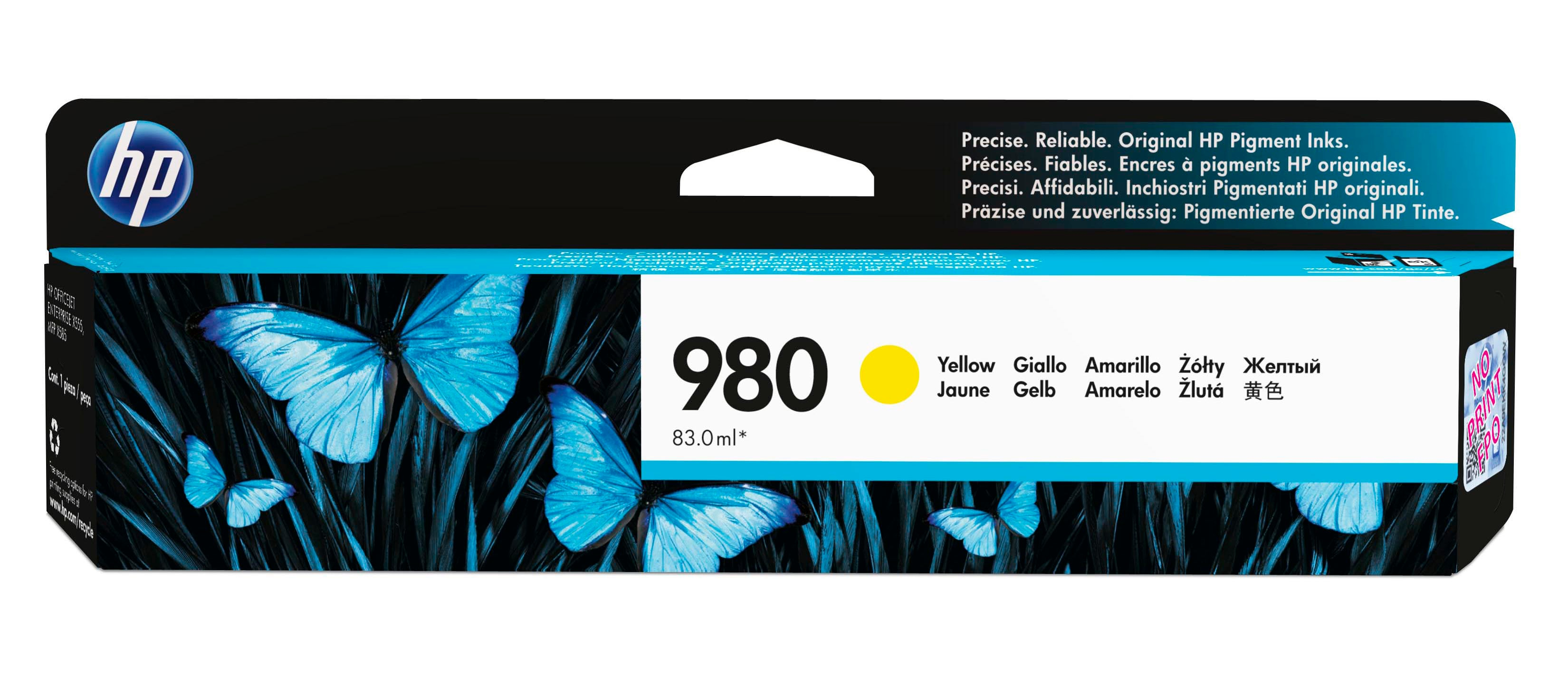 HP Officejet Empresa X585 Toner Amarillo nº980