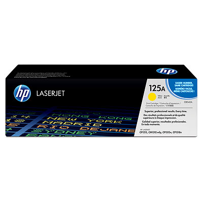 HP Laserjet CP1210/1215/1510/1515/1518NI, CM1312 Toner amarillo con ColorSphere Nº125A