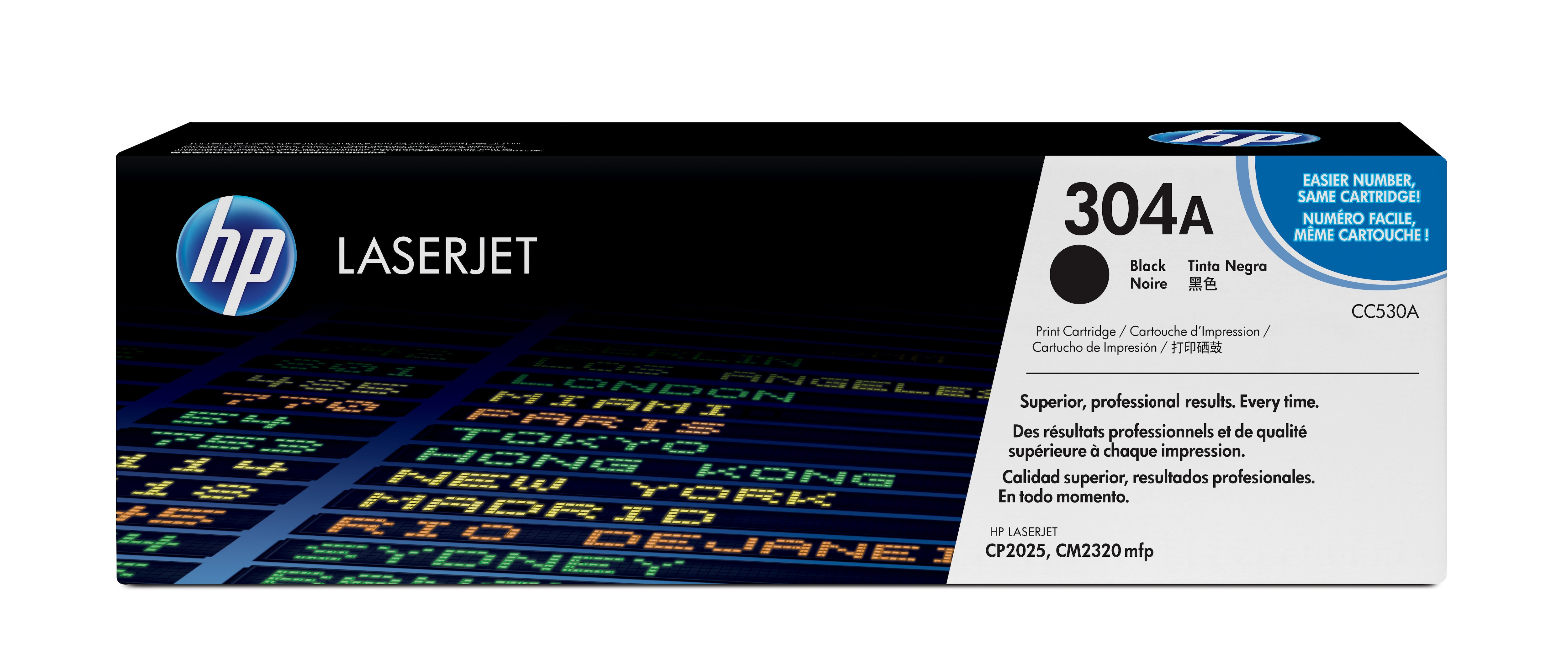 HP Laserjet Color CP2025, CM2320 Toner Negro 3.500 pag. 304A