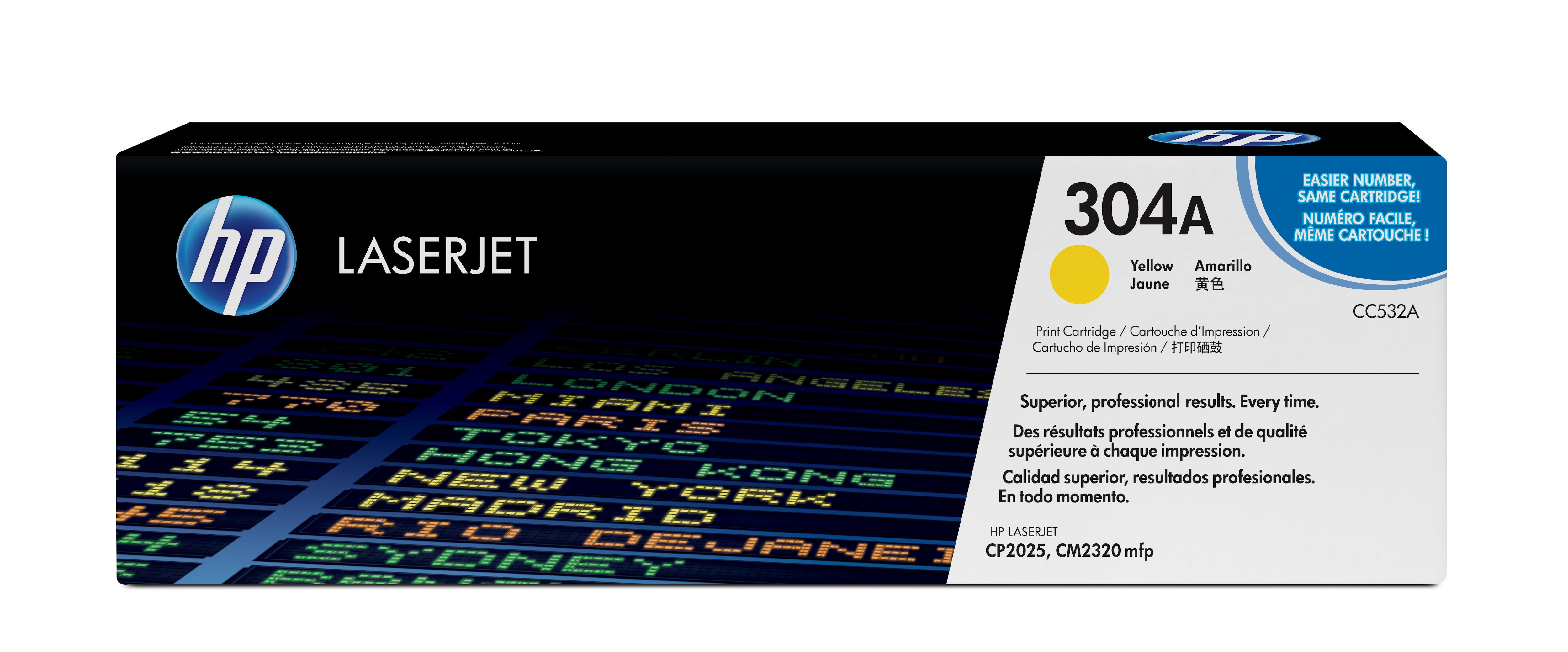 HP Laserjet Color CP2025, CM2320 Toner amarillo 2.800 pag. 304A