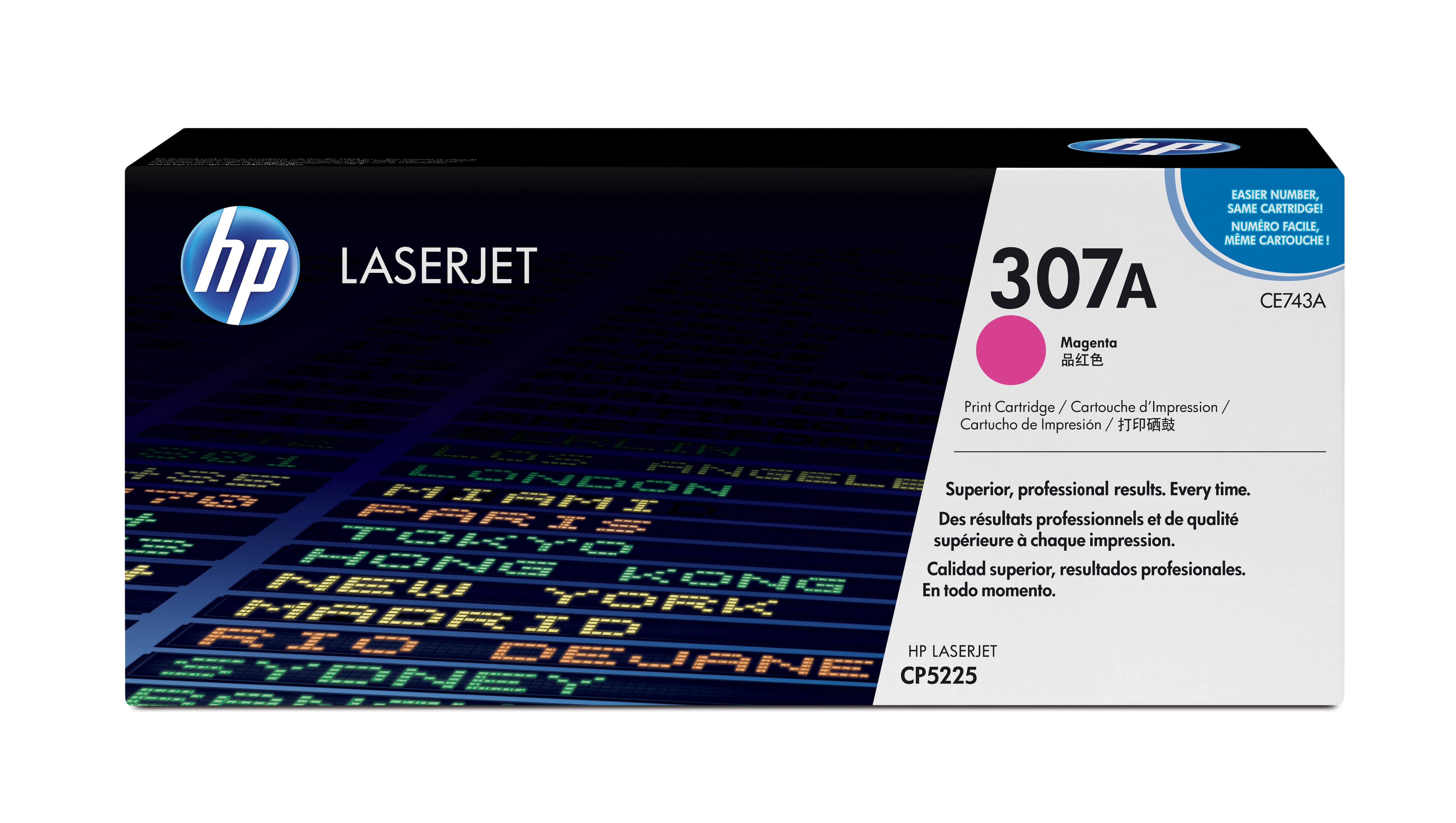 HP Laser Cp 5225/N/D Toner Magenta nº307A 7.300 Paginas