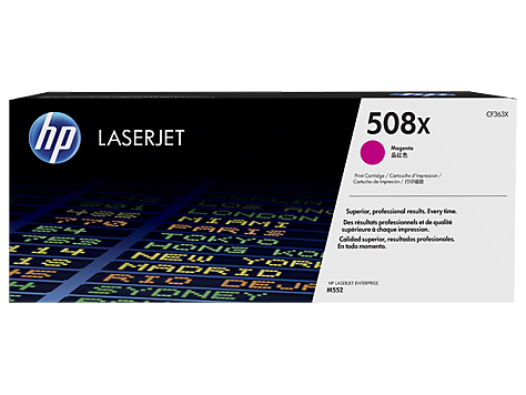 HP Laserjet M553 Toner 508X Magenta 9.500 paginas alta capacidad
