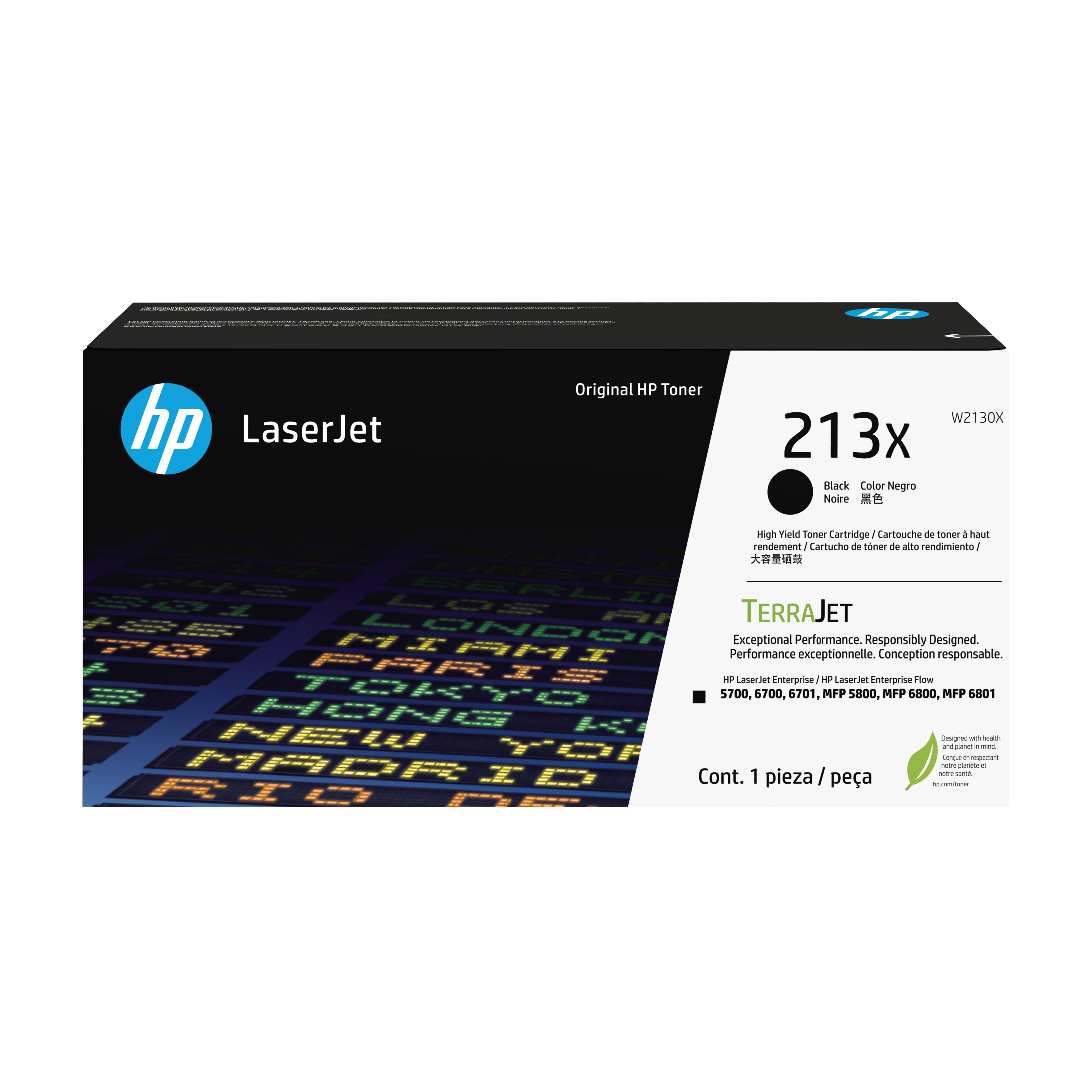 HP Toner laserJet 213X negro