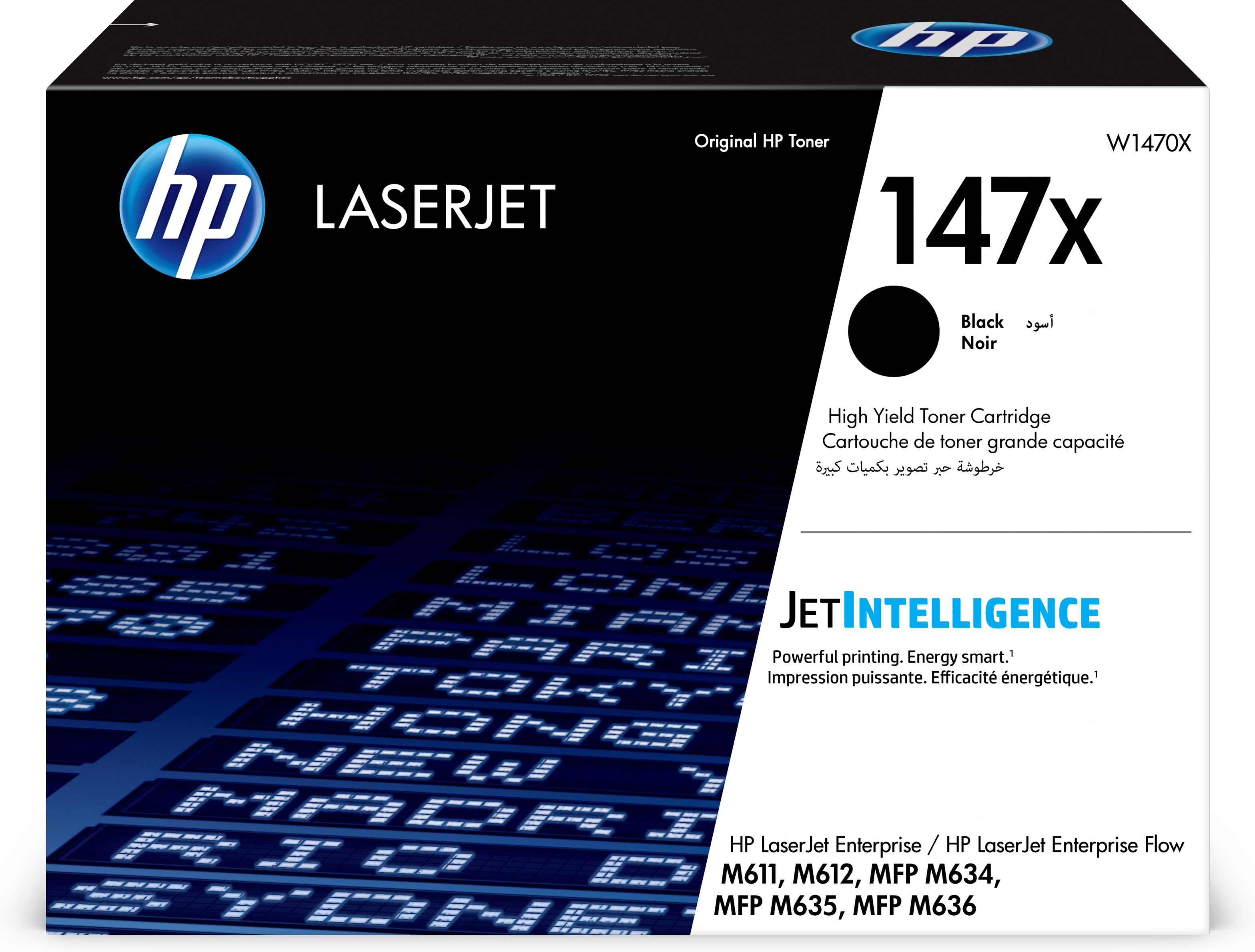 HP LaserJet M611, M612 Toner Negro 147X
