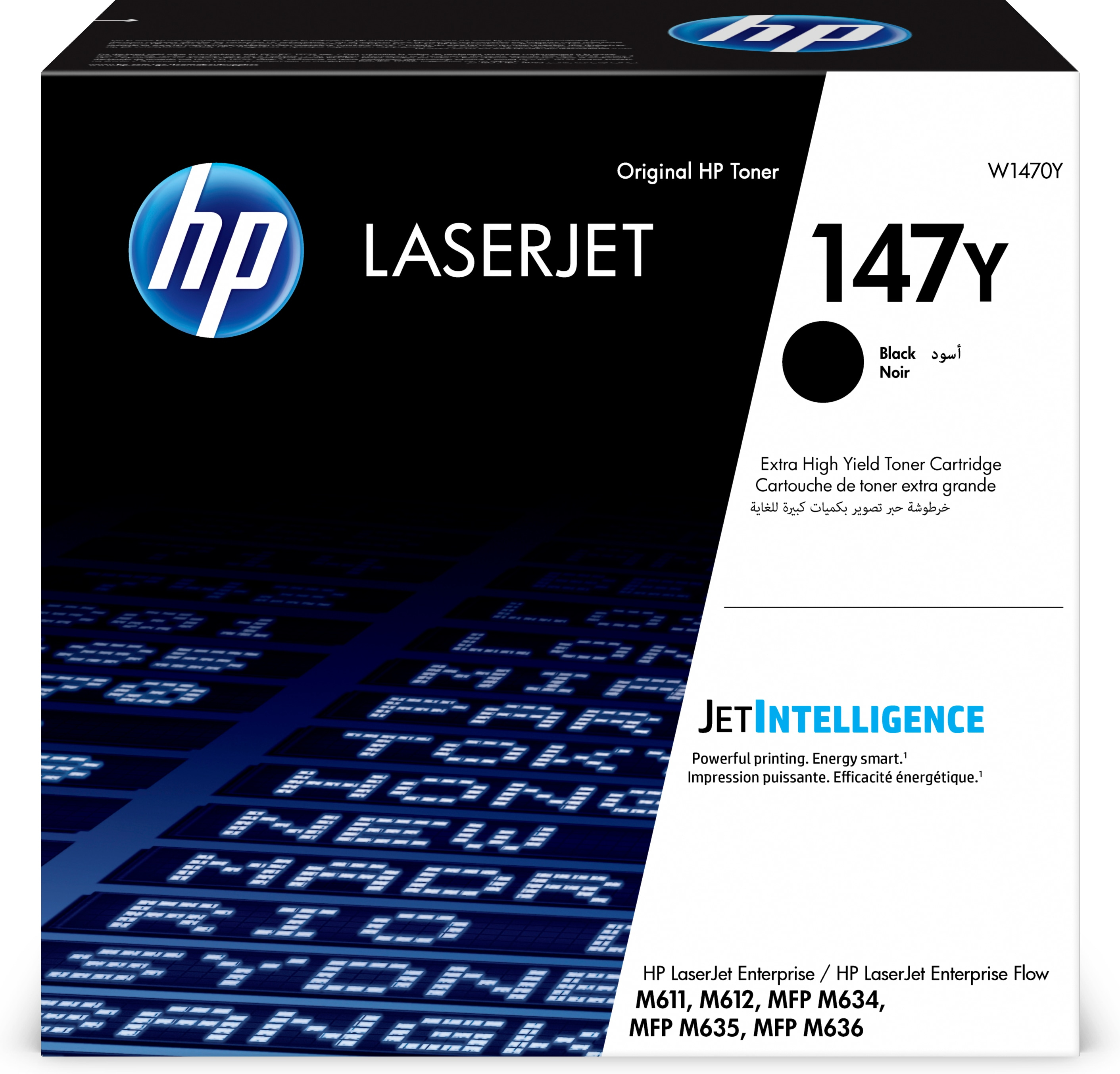 HP LaserJet M611, M612 Toner Negro 147Y
