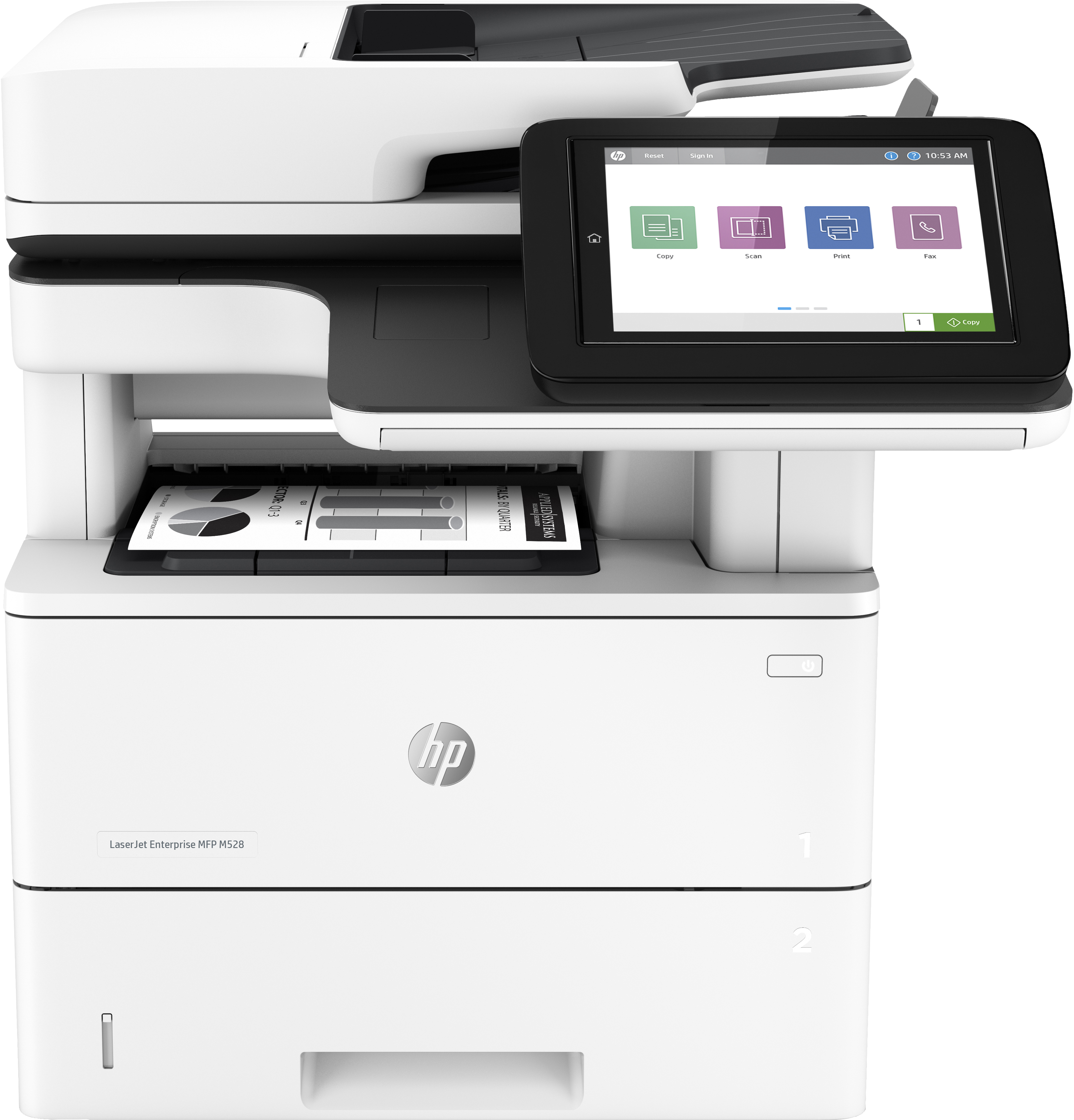 HP multifuncion laser monocromo LaserJet Enterprise M528dn