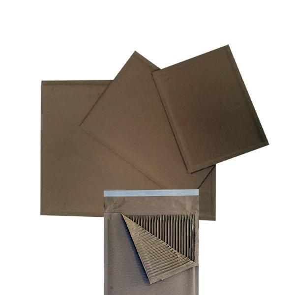 Intermark Pack de 75 Bolsa acolchada Wave Bag 240x330mm kraft marron