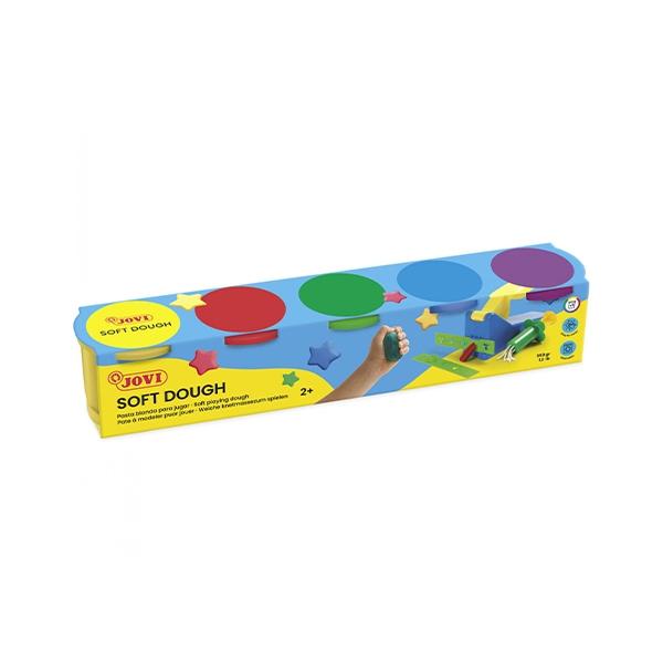 Jovi C.5 Botes Pasta Blanda Para Modelar Soft Blandiver 110G Colores Surtidos