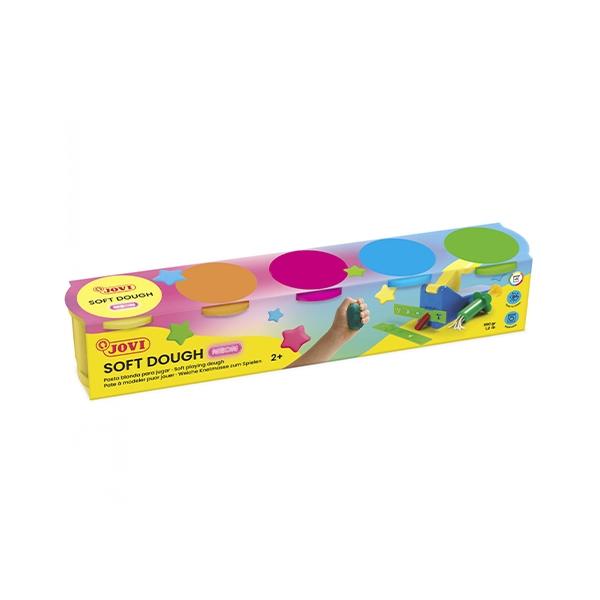 Jovi C.5 Botes Pasta Blanda Para Modelar Soft Blandiver 110G Colores Neon