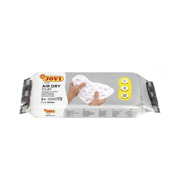 Jovi Pastilla Pasta Modelar Air Dry Endurecible Al Aire 500G Blanco