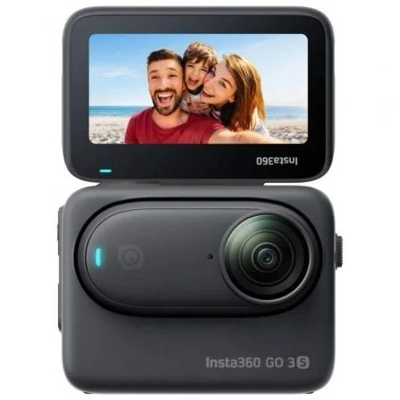 Cámara Digital Deportiva Insta360 Go 3S/ 4K/ Ángulo de visión 180º/ Negra