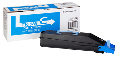 Kyocera Toner Copiadora Cian Taskalfa 200CI/300CI TK865C 12.000 Paginas