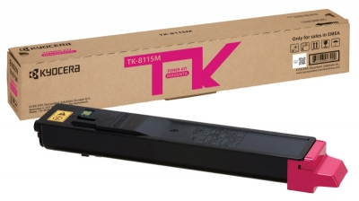 Kyocera M8124/M8130CIDN Cartucho De Tóner Magenta (1T02P3BNL0, TK-8115M) 6.000 Copias