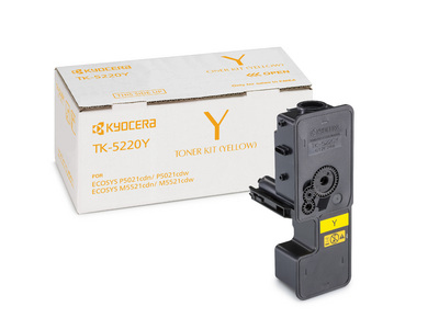 Kyocera Mita TK-5220Y Toner amarillo Ecosys M5521cdw/cdn, P5021cdn/cdw 1200pag