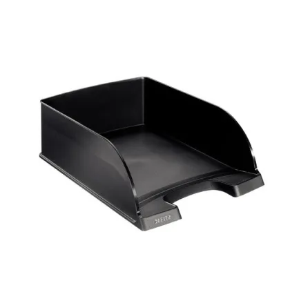 Leitz Bandeja Plus Jumbo apilable plastico negro