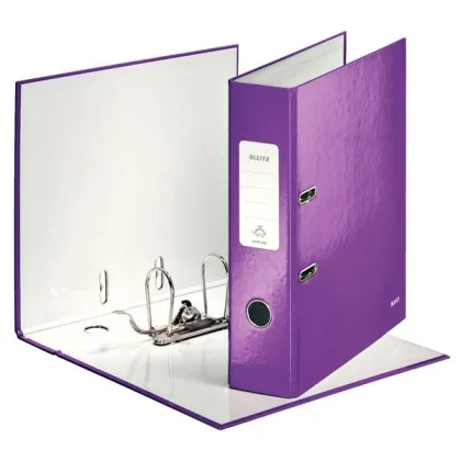 Leitz Archivador carton forrado Wow 180 lomo 80mm A4 violeta