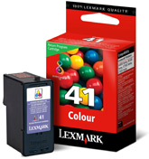 Lexmark Z1520, Multifuncion X4850/6570/9570 Cartucho Color Retornable nº41