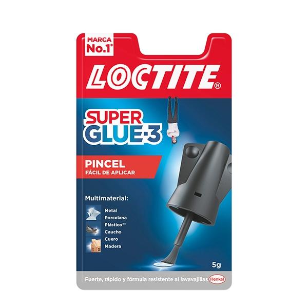 Loctite Tubo pegamento Super Glue 5 Con Pincel - 5 g