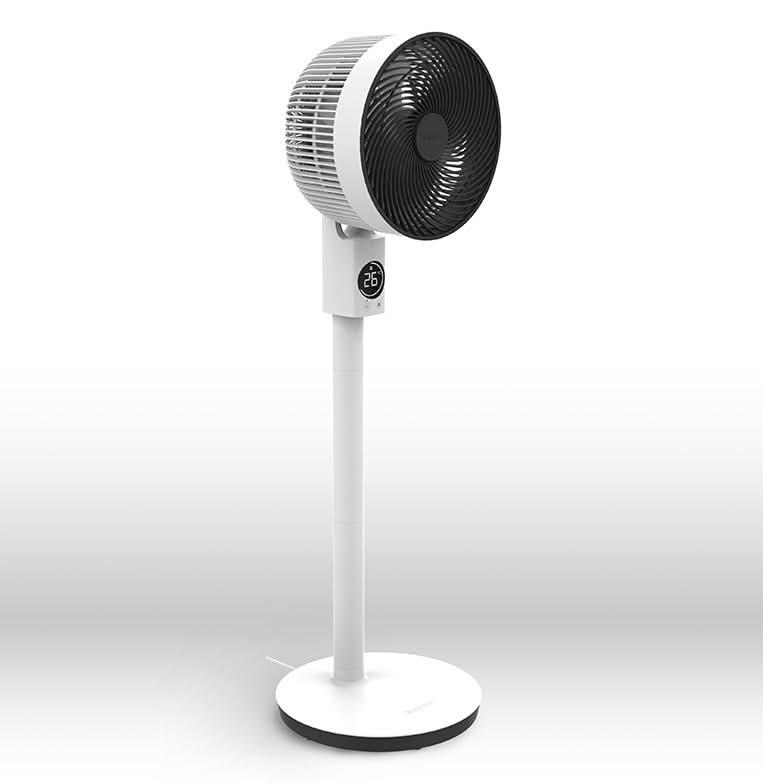 Meaco MeacoFan Sefte 10", ventilador de pedestal, circulacion de aire silenciosa, altura…