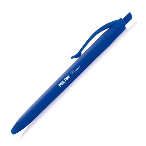 Milan Boligrafo P1 Touch punta media azul