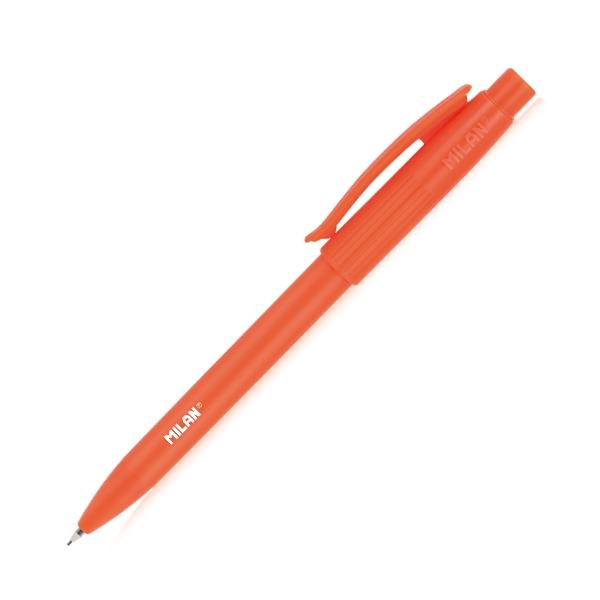 Milan Pack de 20 Portaminas PL1 trazo 0, 5mm Hb naranja