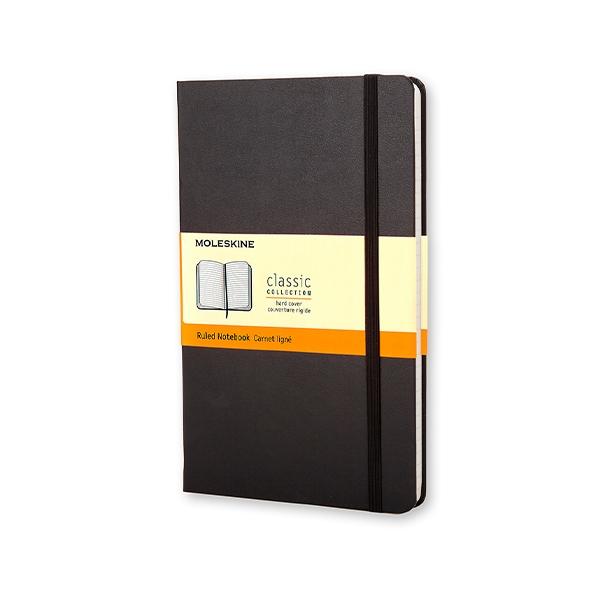 Moleskine Cuaderno Classic tapa dura 192 paginas rayado pocket negro
